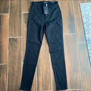 Fashion Nova high waist black jeans skinny stretch